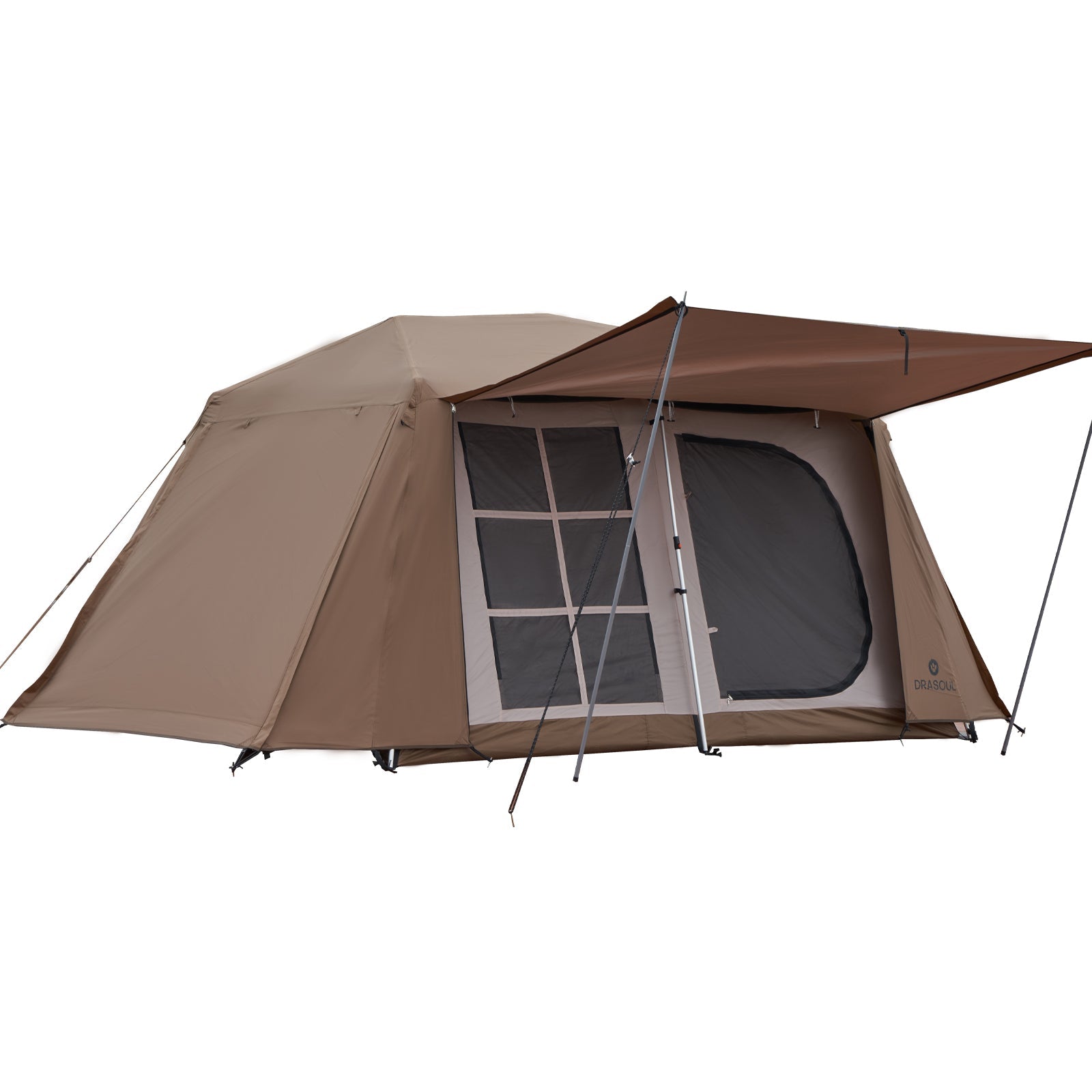 Convenient Canopy Integrated Auto Open/Close Roof Tent Camping Rain and Sun Shade Wilderness Camping